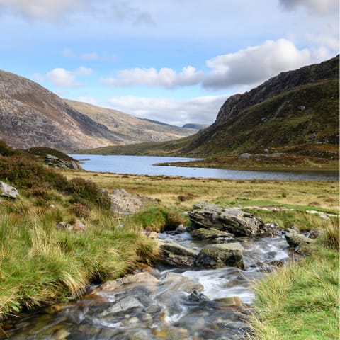 Explore Snowdonia National Park and Bala Lake, less than 5 miles away 