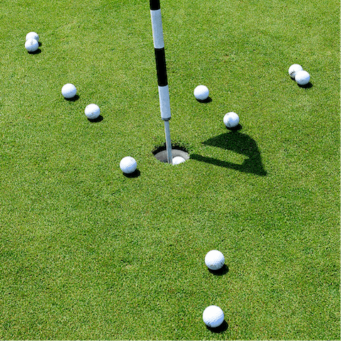 Take advantage of having a golf course on your doorstep