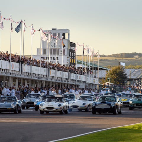 Take in an event at Goodwood Estate, just four miles away