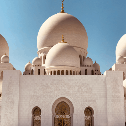 Get in touch with Dubai's past at the Grand Mosque – just 1.6km away