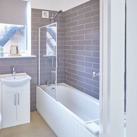 Run yourself a steaming hot bath after a long day exploring North Yorkshire
