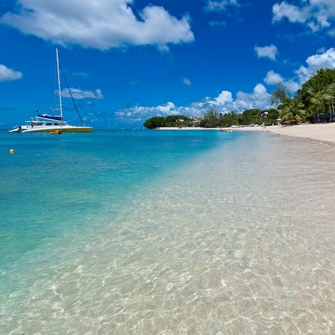 Spend some time on Barbados's Platinum Coast, and discover the white sand beaches and colourful neighbourhoods