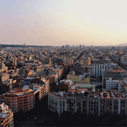 Explore the vibrant district of Eixample in the heart of the city