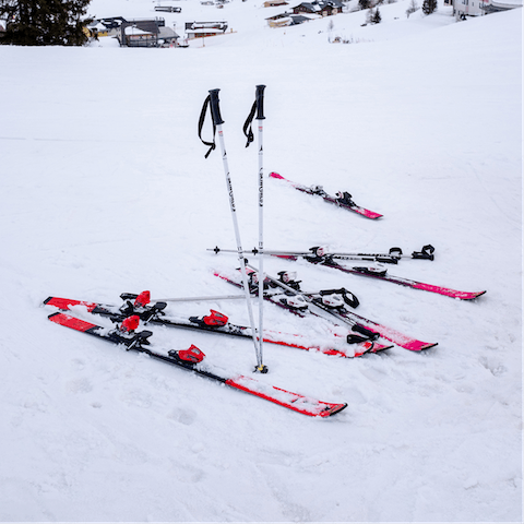 Get those ski boots on – you’re just moments from the nearest ski lift