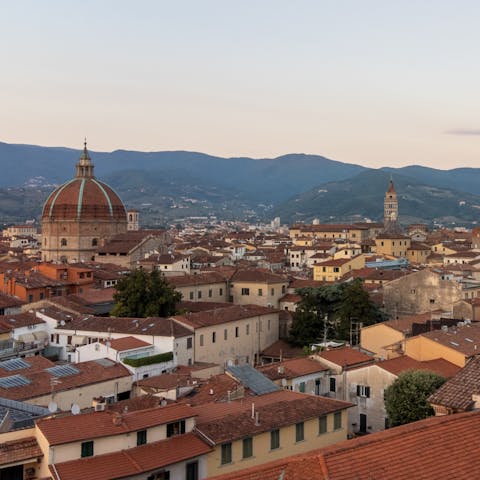 Experience traditional Italian charm from nearby Pistoia