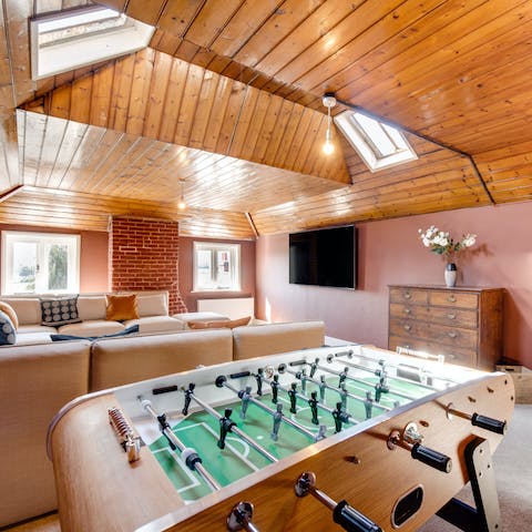 Get competitive in the games room