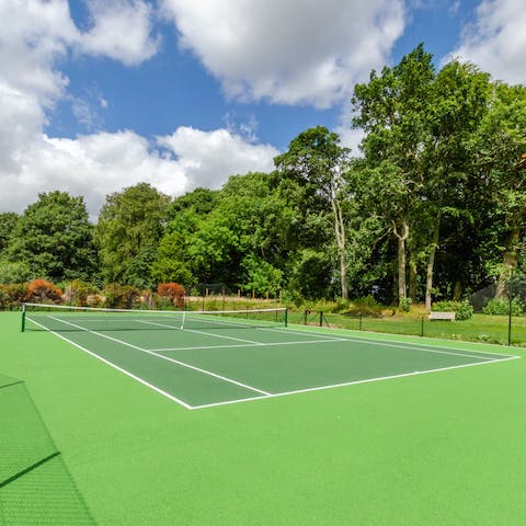 Work up a sweat playing tennis – or would you prefer croquet?