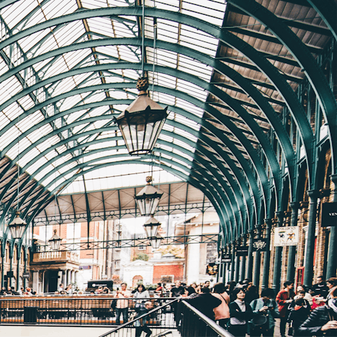 Head for the indoor markets of your local Covent Garden