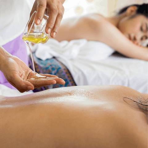 Take advantage of the many beauty and wellness treatments available at the resort 
