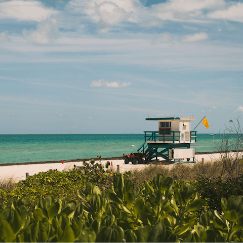 Take a trip to the nearby South Beach