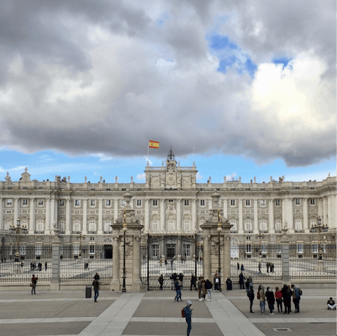 Take some photos of the Palacio Real – it's within walking distance