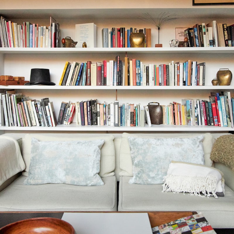 Pick out a book and cosy up on the sofa