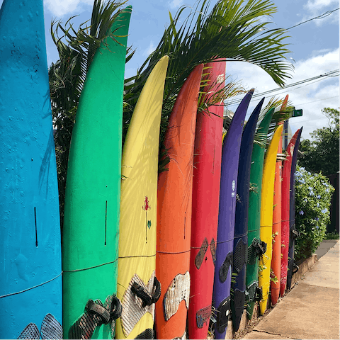 Hit Fort Lauderdale beach – less than ten minutes away – for a day on the waves