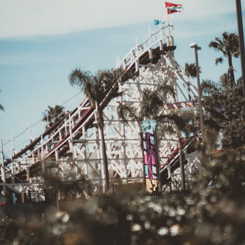 Drive eleven minutes to Belmont Park and have all the fun of the fair