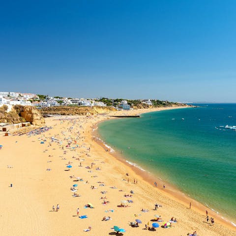 Explore the beautiful beaches of the Algarve 