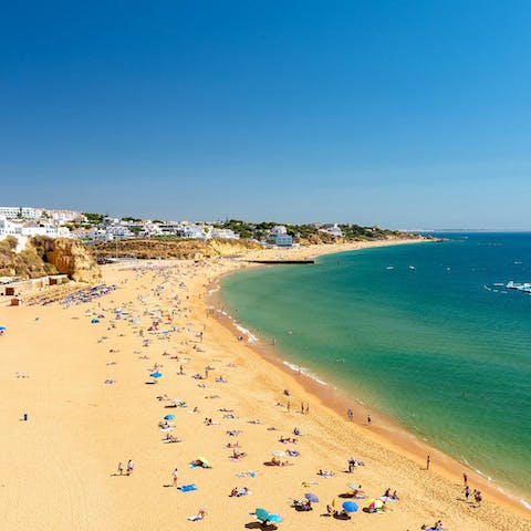 Explore the beautiful beaches of the Algarve