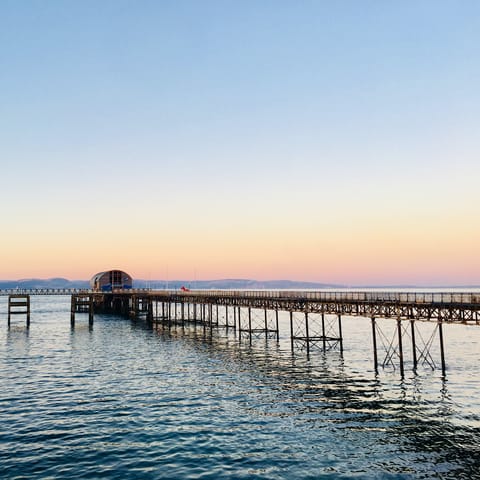 Stay just a short walk away from Mumbles Beach and the historic pier