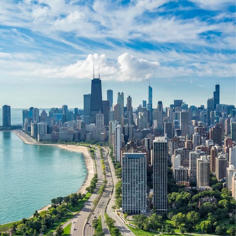 Get out and explore Chicago – many of the main sights are easily walkable