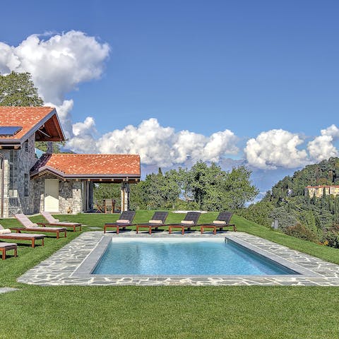 Jump into the pool and cool off from the midday sun