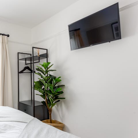 Spend cosy nights watching Netflix in bed in the three super king bedrooms