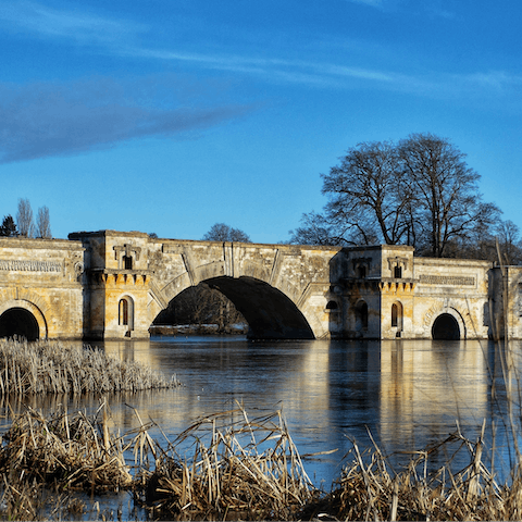 Pack a picnic and take the short drive to Blenheim Palace