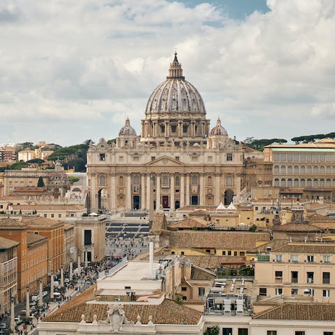 Go out and explore the Vatican with its countless historic sights