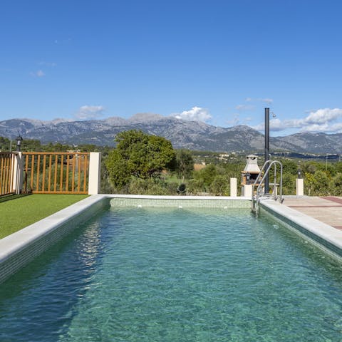 Cool off from the Spanish sun with a relaxing swim in the pool