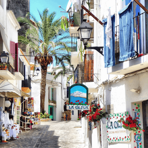 Explore the vibrant streets of Ibiza and find friendly bars and cool restaurants