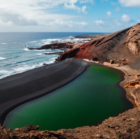 Visit some stunningly unique landscapes around the Lanzarote coastline