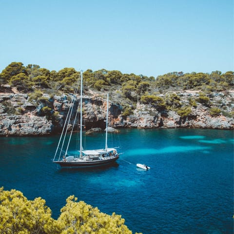 Take a boat trip on the otherworldly waters