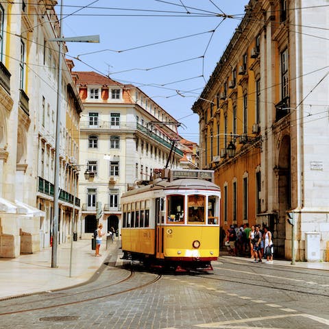 Stay in the Baixa-Chiado district and walk to Lisbon's top sights