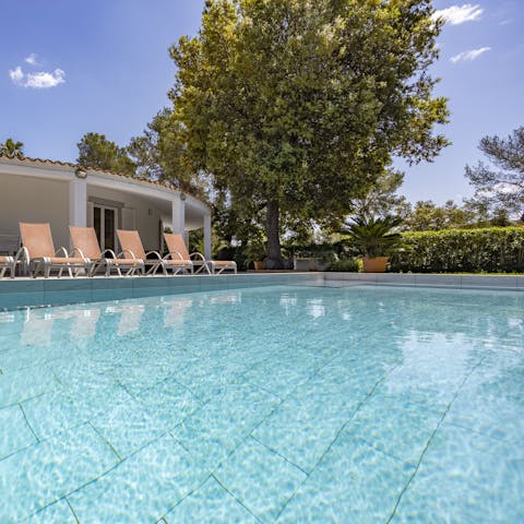 Cool off from the Spanish heat with a swim in your sparkling pool