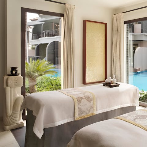 Indulge in a treatment at the resort's Thai-inspired spa