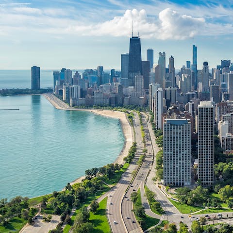 Get out and about and explore Chicago right there on your doorstep