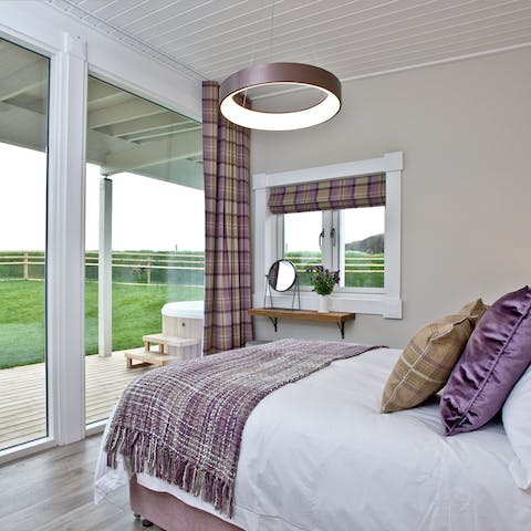 Let the bright, countryside sunshine into your bedroom in the morning