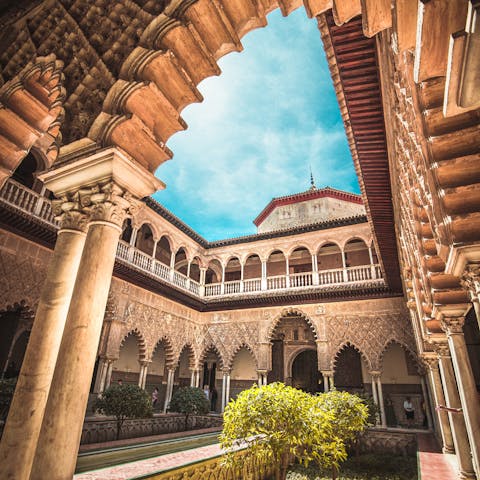 Soak up the city's history with a visit to the Royal Alcázar of Seville