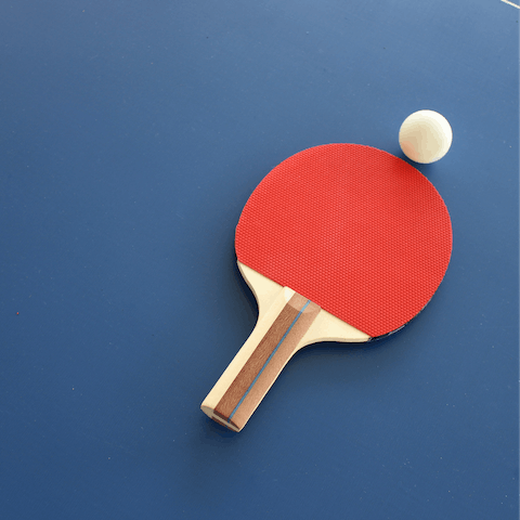 Have a game of table tennis or watch some DVDs in the communal games room