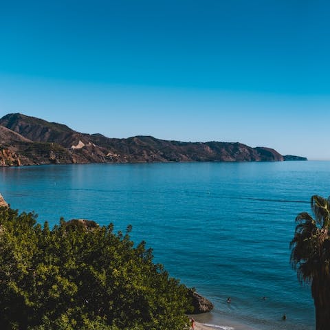 Explore the shimmering coastline of the Costa del Sol – only a short drive away