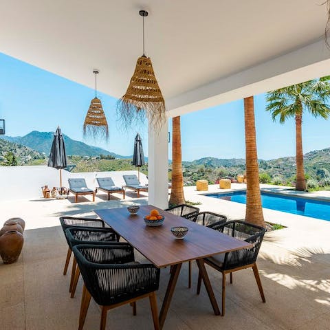 Light the barbecue and savour the magic of outdoor living