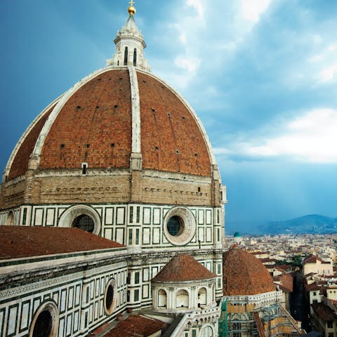Take the two-minute walk over to Florence Cathedral