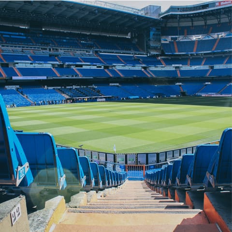Take a tour of the magnificent Santiago Bernabéu Stadium