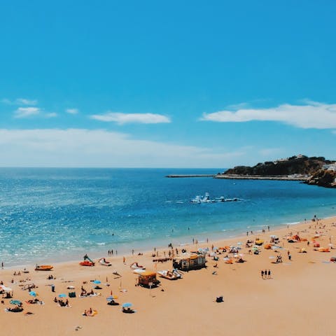 Stay in Albufeira, less than 2km from the sandy beach