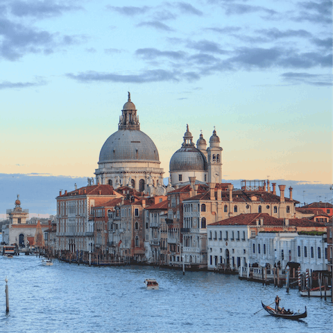 Take a stroll across nearby Accademia bridge and admire the beauty of Venice