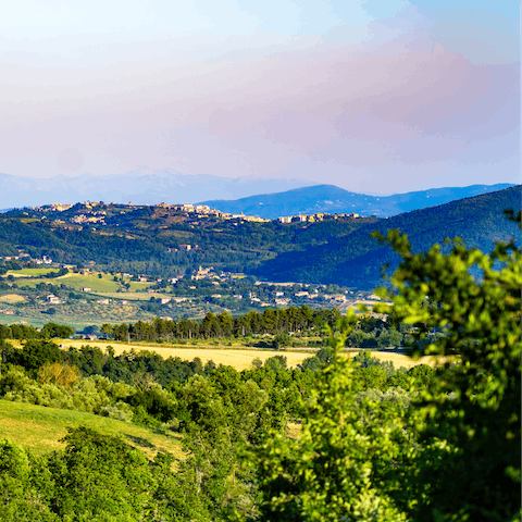 Discover the verdant beauty of the Umbrian valley 
