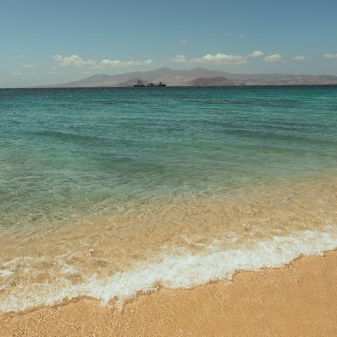 Sink your toes into the sands of Spiaggia Reitani, there's direct access