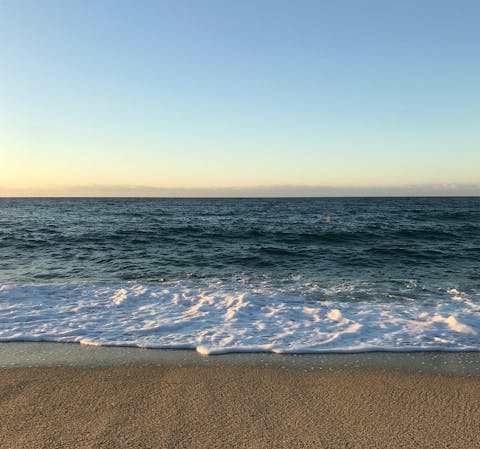 Swim in the sea at nearby Leadbetter beach