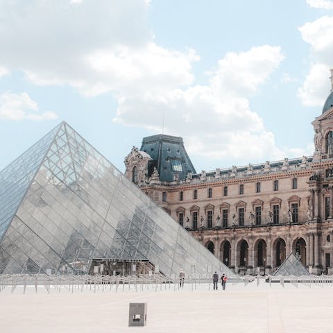 Spend an inspiring afternoon strolling through the Louvre