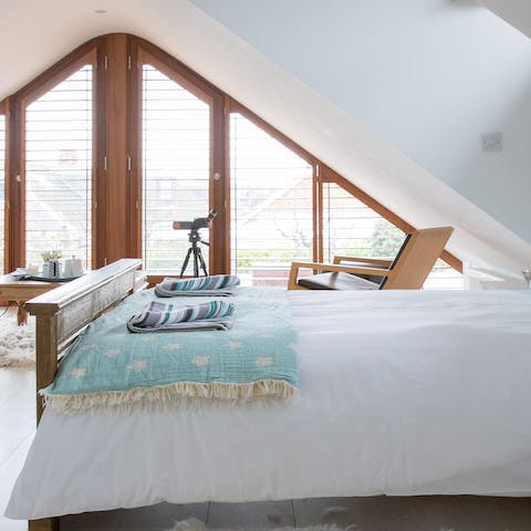 Find a wonderful sense of relaxation in the beautifully curated bedrooms
