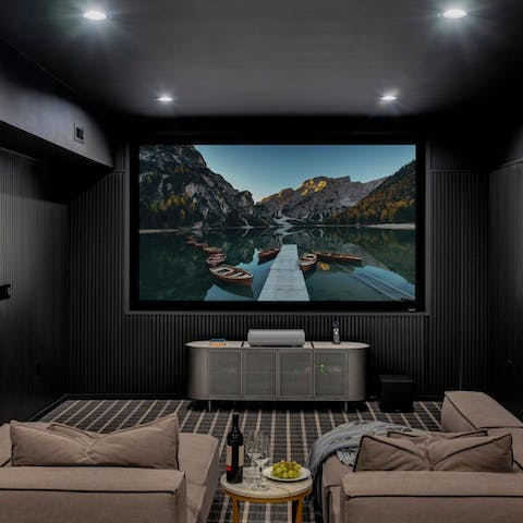 Grab the popcorn and head to the home cinema for a family movie night
