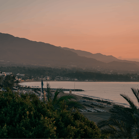 Head to Marbella for beautiful beaches and bustling nightlife